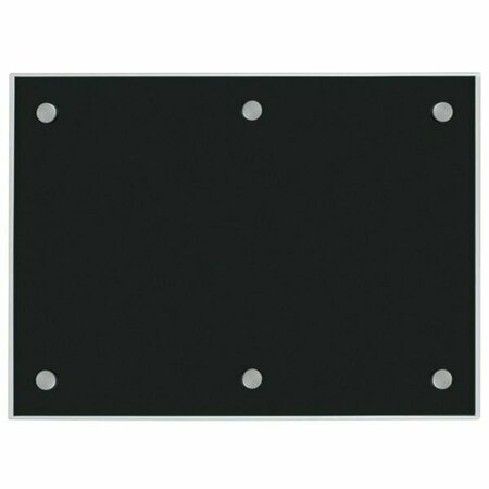 AARCO OC2436B 24in x 36in Black Solid Oak Wood Frame Slate Composition Chalkboard 116OC2436B